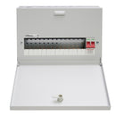 Wylex NHSPN00141 14-Way 125A Surface 1P+N Distribution Board c-w Switch Disconnector