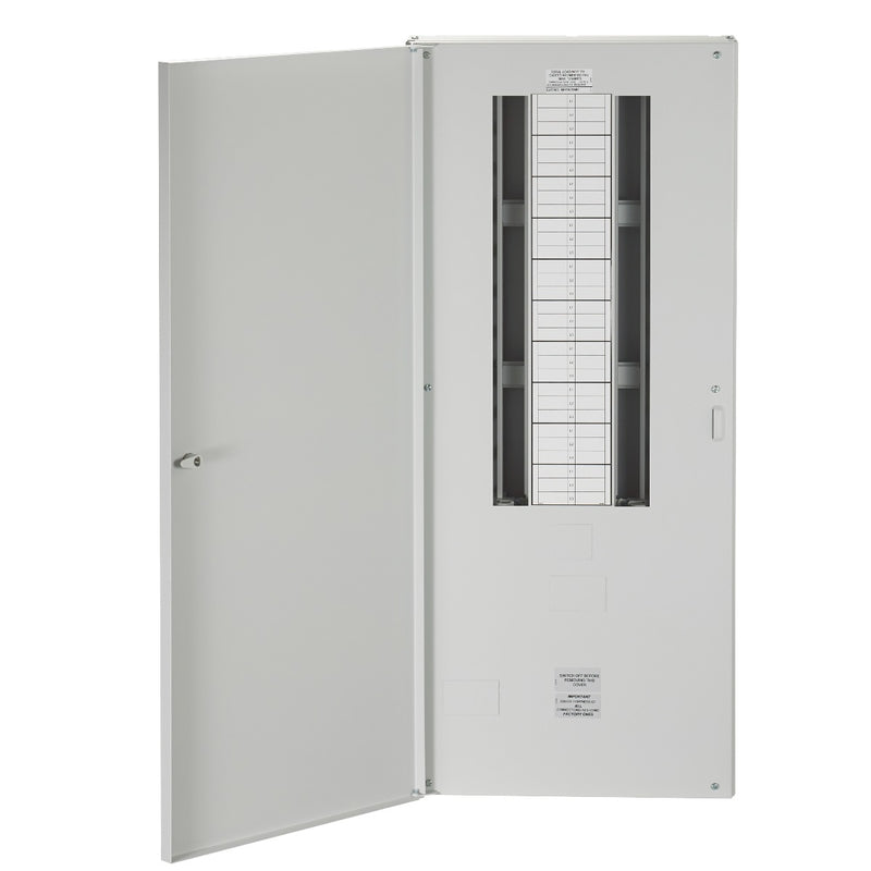 Wylex NHTN20L 20-Way 125A Surface 3-Pole + Neutral Distribution Board (Replaces NHTN20MR)