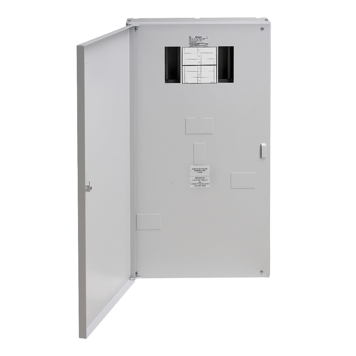 Wylex NHTN08L250 4-Way 250A Surface 3P+N Distribution Board (Replaces