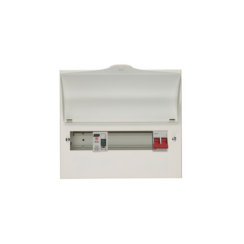 wylex NMRS9SLMA 9 Way Split Load Consumer Unit 100A Main Switch, 80A 30mA RCD, Flexible Configuration