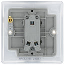 BG NPC12 Nexus Metal Polished Chrome Single Switch, 20A x 2 Way