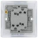 BG NPC42 Nexus Metal Polished Chrome Double Switch, 10Ax 2 Way