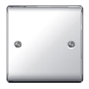 BG NPC94 Single Blank Plate in Polished Chrome Finish