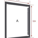 C-Tec ZBEZS Flush Mounting Bezel for ZFP Standard Cabinet