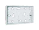C-Tec NCP-25 Double Gang Surface Interface Plate, shallow (20mm)