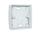 C-Tec NCP-23 Single Gang Surface Interface Plate, shallow (20mm)