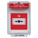 C-Tec  STI-13020FR STI Universal Call Point Stopper, Flush Mount with Sounder