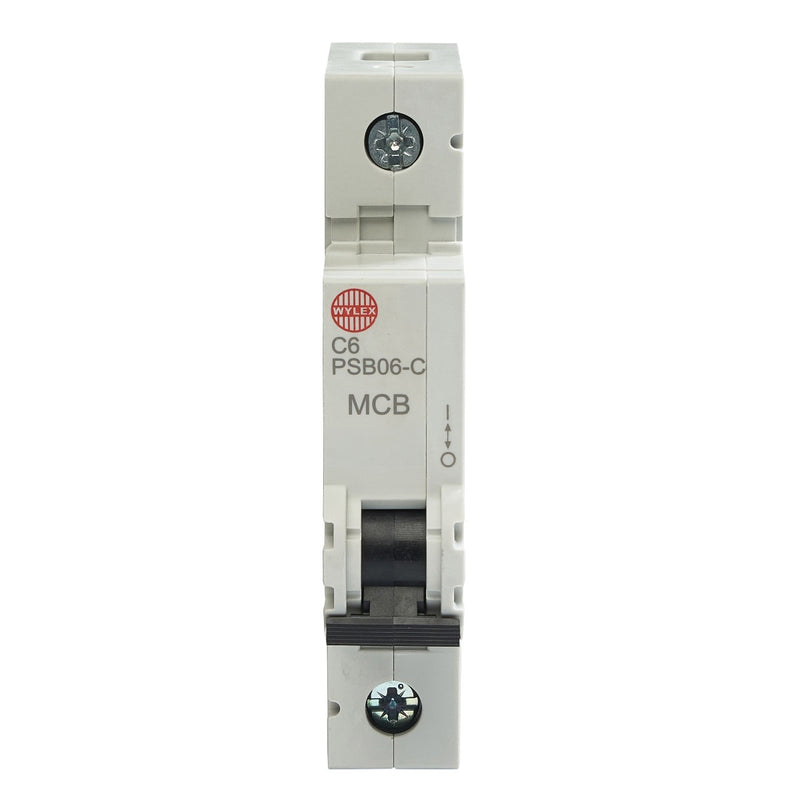 Wylex Legacy PSB06-C 6A, C-Type Single Pole MCB