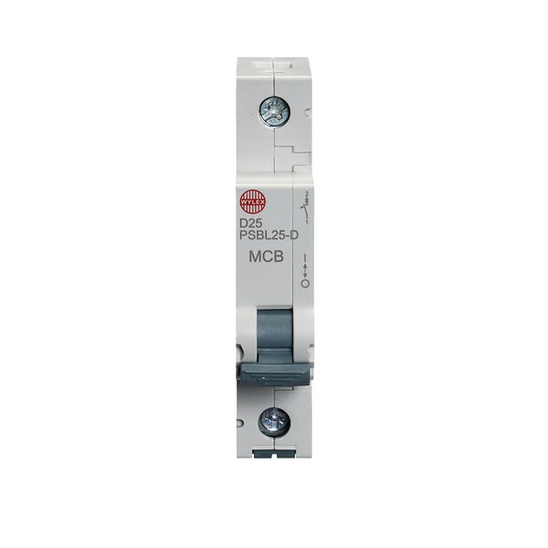 Wylex PSBL25-D 25A, D-Type Single Pole MCB