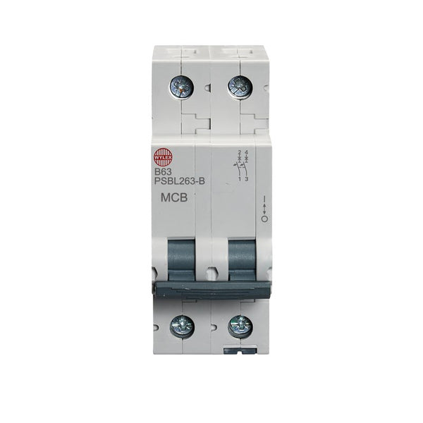 Wylex PSBL263-B 63A, B-Type, Double Pole MCB