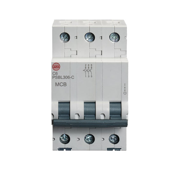 Wylex PSBL306-C 6A, C-Type Triple Pole MCB