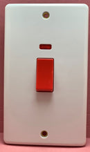 Quadrant Curveline 45A Switch Double Box Size with Neon - QC329