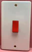 Quadrant Curveline 45A Switch Double Box Size - QC330