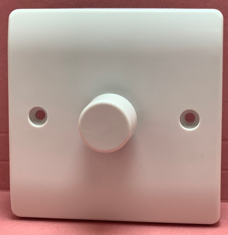 Quadrant Curveline Dimmer Switch 1G 2-way 400W Push White Knob  - QC350-2