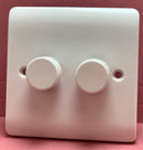 Quadrant Curveline Dimmer Switch 2G 2-Way 250W Push White Knob  - QC354-2