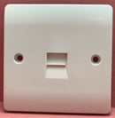 Quadrant Curveline Flush Master Single Telephone Socket - QC439