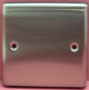 Quadrant Decor 1G Blank Plate Satin Chrome - QD-4011-SC-B