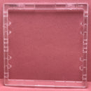 Quadrant Decor 6 Gang Front Plate in Satin Chrome - QD-G6-SC-B