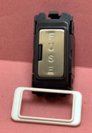 Quadrant Decor 13A Fuse Carrier - QGFUSE-SCB