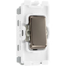 BG RBN12 Nexus Black Nickel Grid 20AX Switch 2W, Single Pole