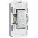 BG RBN15 Nexus Black Nickel Grid 10A 3 Pole Fan Switch