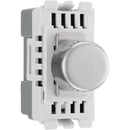 BG RBSDTR Nexus Brushed Steel Grid Dimmer 2W