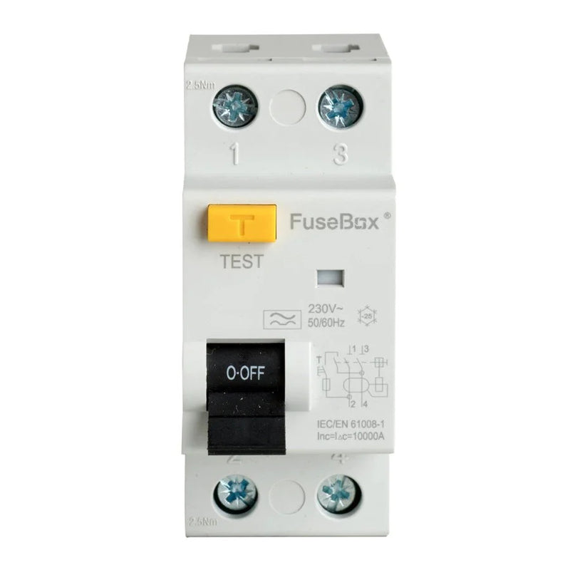 Fusebox RTA250302 25A 30mA Type A 2P RCD