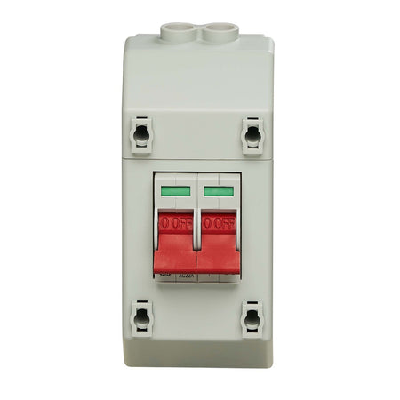 Wylex REC2S Enclosed, Slimline Insulated, 100A DP Supply Isolator