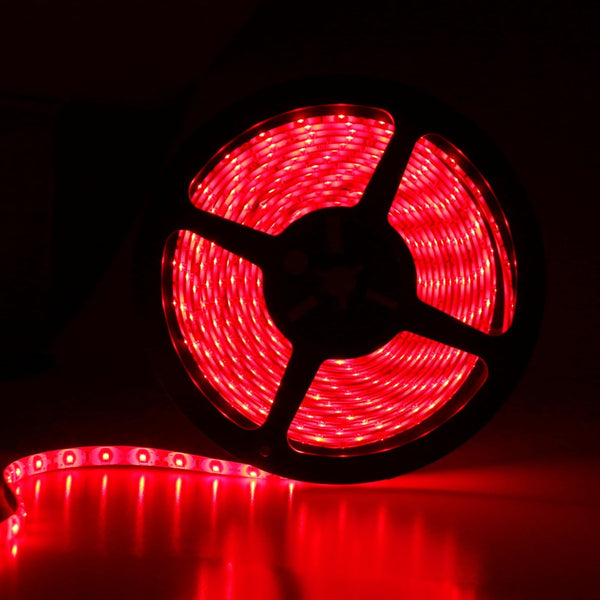 Waterproof LED Strip Red, 5M, 120LED-M (RED12V-3528-600-5M)