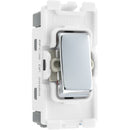 BG RPC30 Nexus Polished Chrome Grid 20AX Switch Double Pole