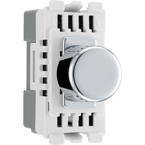 BG RPCDTR Nexus Polished Chrome Grid Dimmer 2W