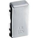BG  RRACBS Nexus Brushed Steel Grid Switch Cover "AIR CON"