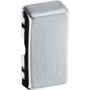 BG  RRDWBS Nexus Brushed Steel Grid Switch Cover "DISH WASHER"