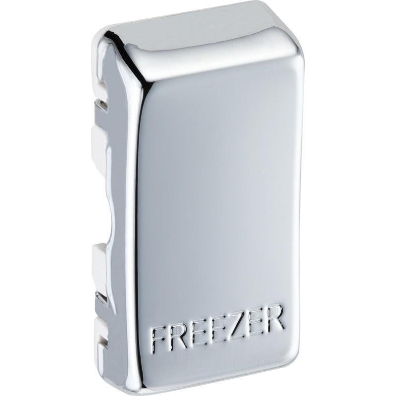 BG  RRFZPC Nexus Polished Chrome Grid Switch Cover "FREEZER"