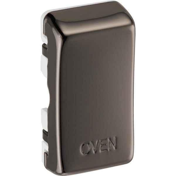 BG  RROVBN Nexus Black Nickel Grid Switch Cover "OVEN"