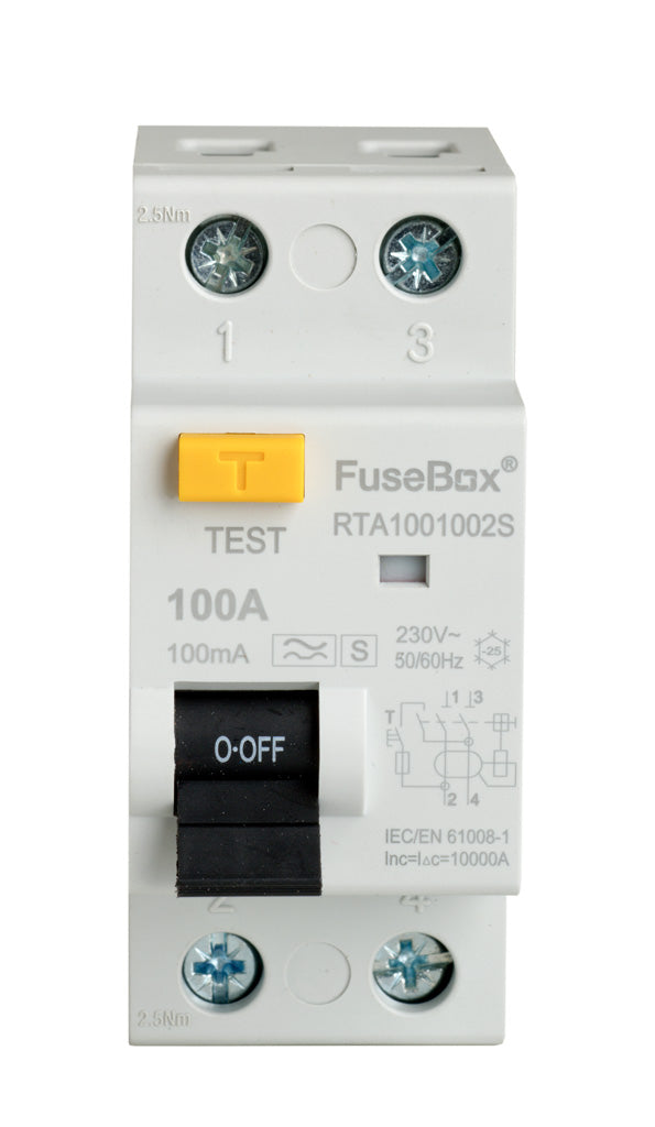 Fusebox RTA1001002S 100A 100mA Type A+S RCD