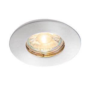 Saxby 79979 Speculo round IP65 50W, Brushed Chrome Finish