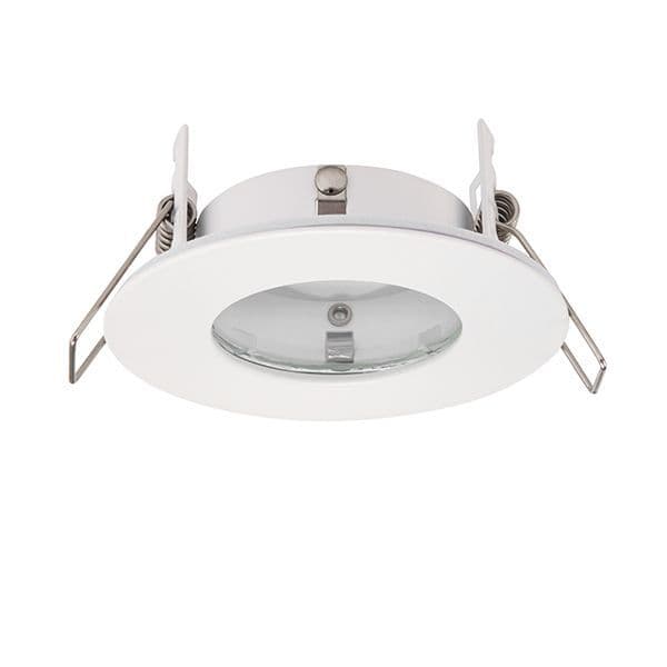 Saxby 79979 Speculo round IP65 50W, Brushed Chrome Finish