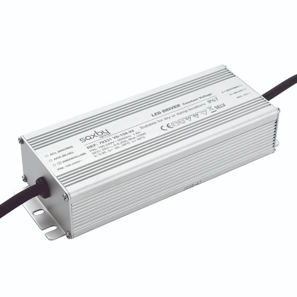 Saxby 79331 LED driver constant voltage iP67 24V 150W IP67