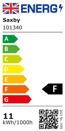 Saxby 101340 B22 LED GLS 11W warm white