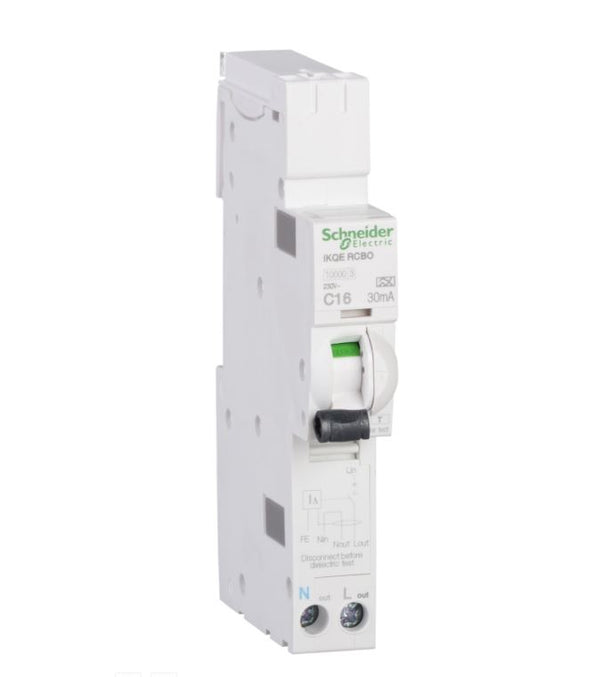 Schneider Electric SEE116C03 16A, C Curve RCBO for LoadCentre KQ Distribution Board