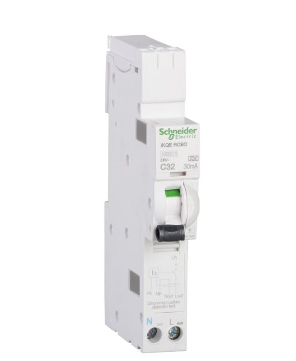 Schneider Electric SEE132C03 32A, C Curve RCBO for LoadCentre KQ Distribution Board