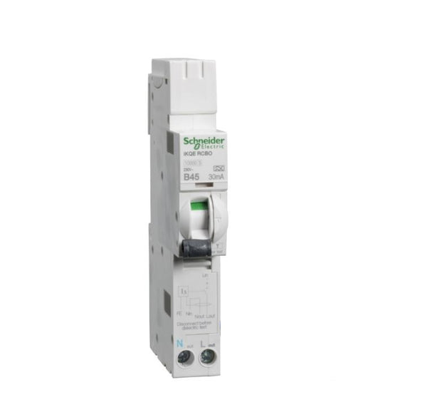 Schneider Electric SEE145B03 45A, B Curve RCBO for LoadCentre KQ Distribution Board