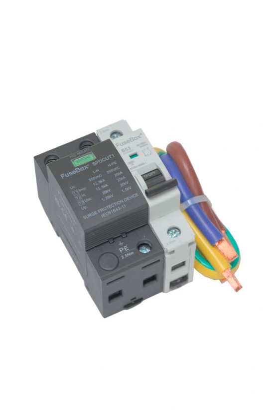 Fusebox SPDCUKITT1 T1 SPD Kit (63A MCB + 16mm² Cables)