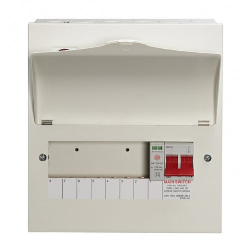 Wylex NM706LS 7-Way Consumer Unit With 100A Main Switch and SPD