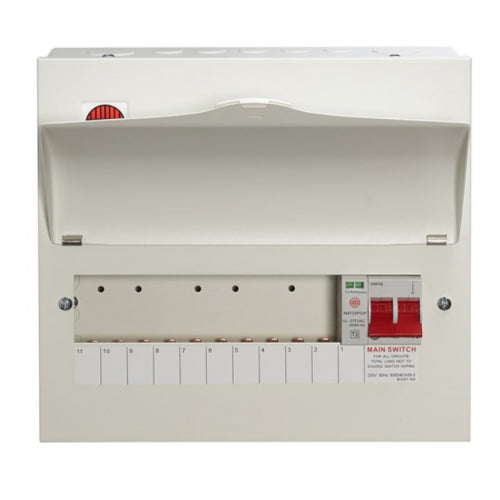 Wylex NM1106L 11-Way Consumer Unit With 100A Main Switch