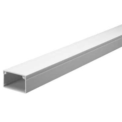 FSA5W 50x25mm White, Self-Adhesive PVC Mini-Trunking (3 X 1M Lengths)