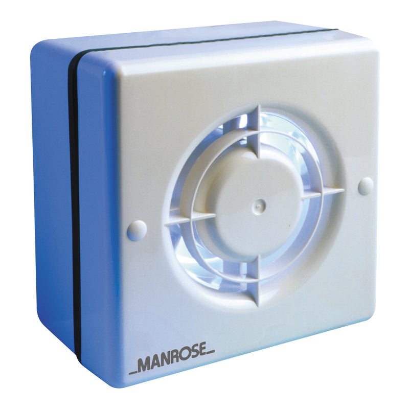 Manrose WF100P - 100mm bathroom fan - window - pullcord