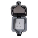 BG WP23 Nexus Storm Weatherproof Single 13A DP Unswitched Socket