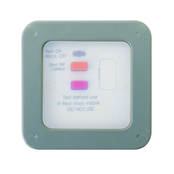 BG WP55RCD Weatherproof 13A Connection Unit with RCD